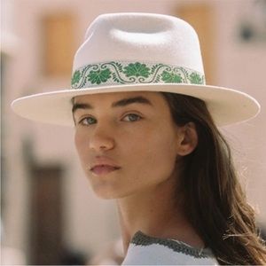 Lack Of Color Ivy Beverly Fedora Hat In White. NWT! Sz S (55cm) & M (57cm)